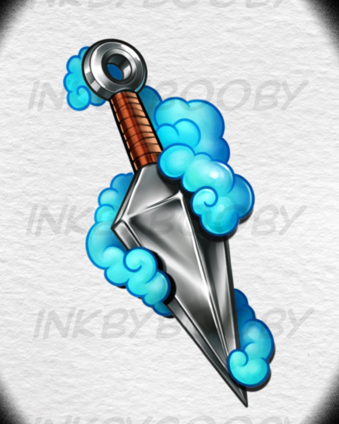 Blue Cloud Tattoo