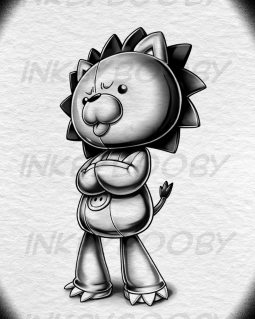 Cartoon Anime Tattoo